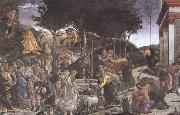 Sandro Botticelli Trials of Moses oil painting reproduction